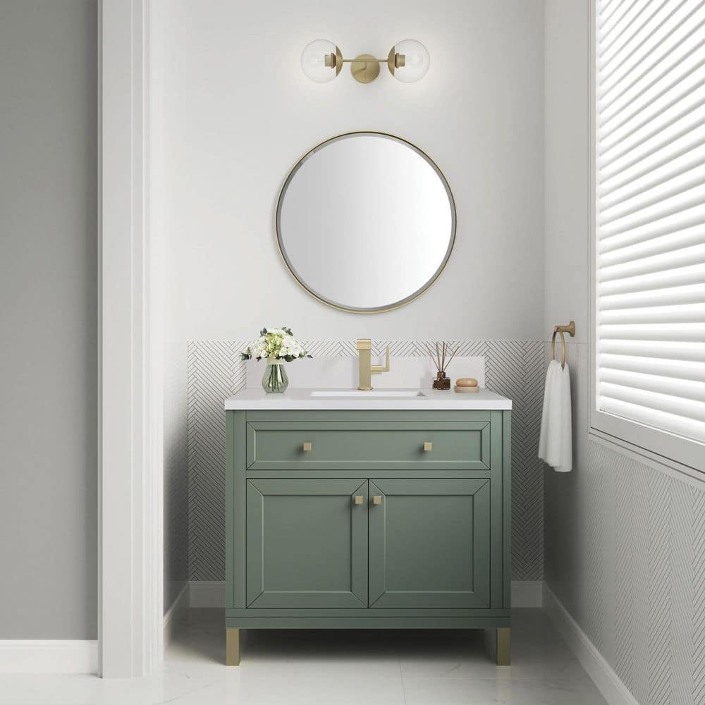 James Martin Vanities Chicago 36.0 in. W x 23.5 in. D x 33.76 in