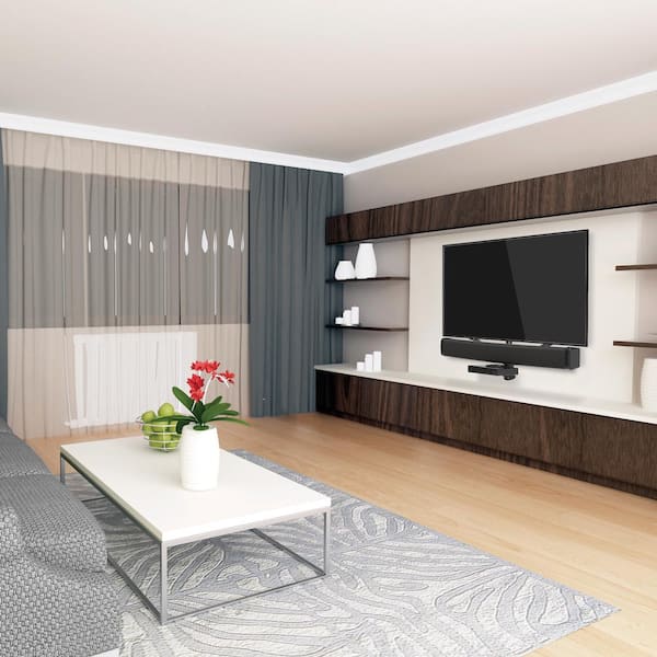 Barkan Soundbar Mount up to 14.3 lbs. and AV Shelf-Up to 7.7 lbs. Fits Components 0.7 in. to 3.1 in. TVs up to 80 in.