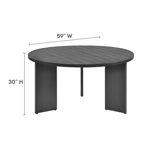 59 X 55 Dark Gray Sunbrella Indoor Outdoor Small Rug 59 X 55 Dark Gray Sunbrella Indoor Outdoor Small Rug