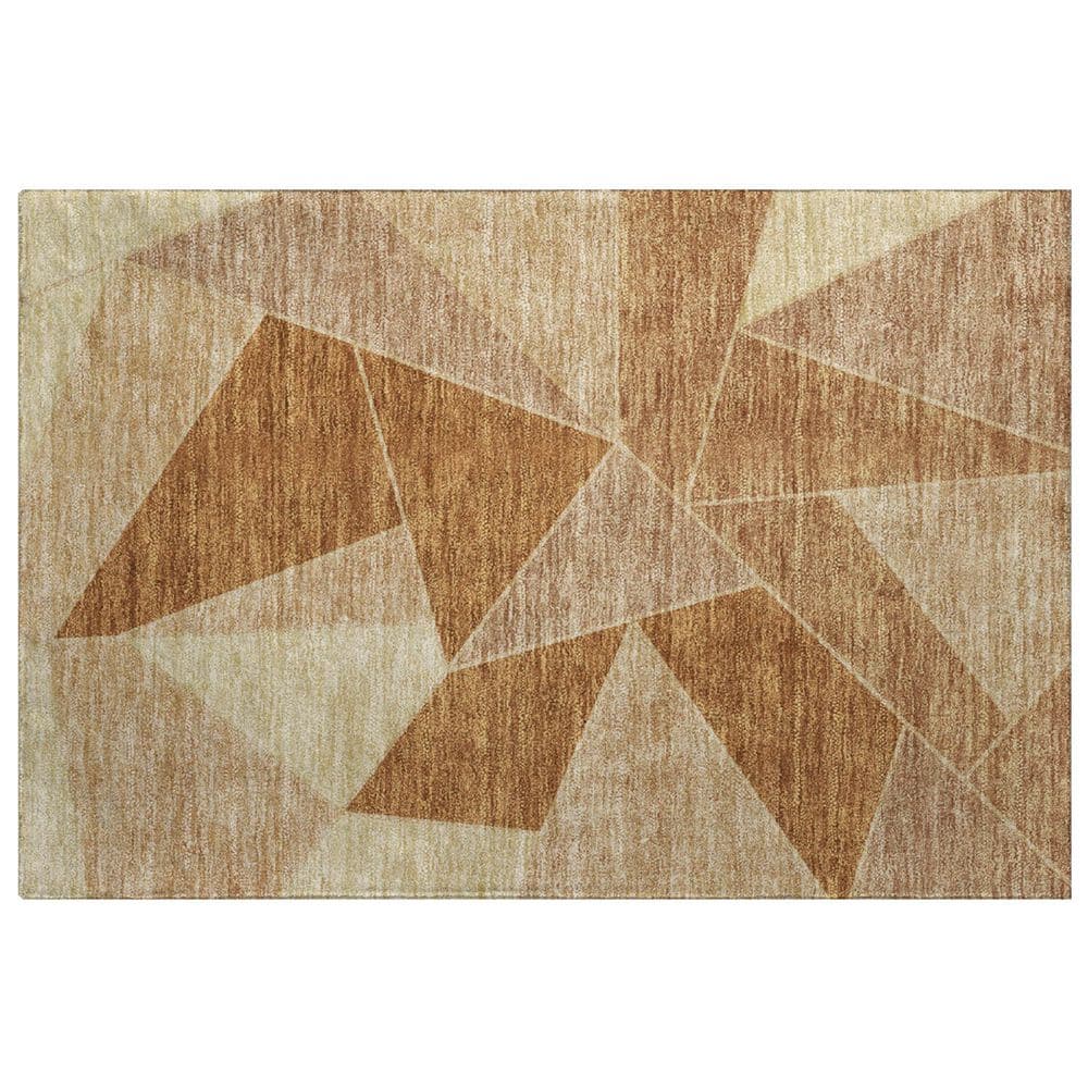 Dream Shag Premium Machine Washable Abstract ADS636 Paprika 2 ft. x 3 ft. Accent Rug price history on PriceWatchPro