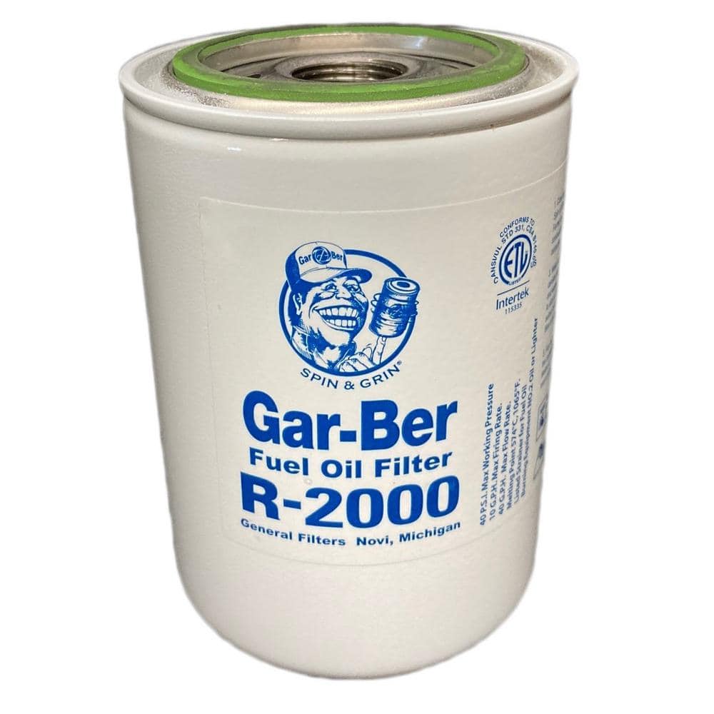 Garber R-2000 Replacement Cartridge with BioGasket and Water Block to B100