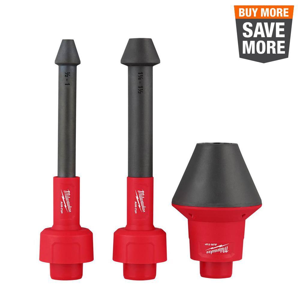 Milwaukee AIRTIP 11/4 in. 21/2 in. Conduit Line Puller Attachment For Wet/Dry Shop Vacuums