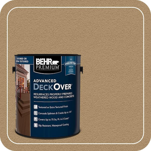 1 gal. #SC-145 Desert Sand Textured Solid Color Exterior Wood and Concrete Coating