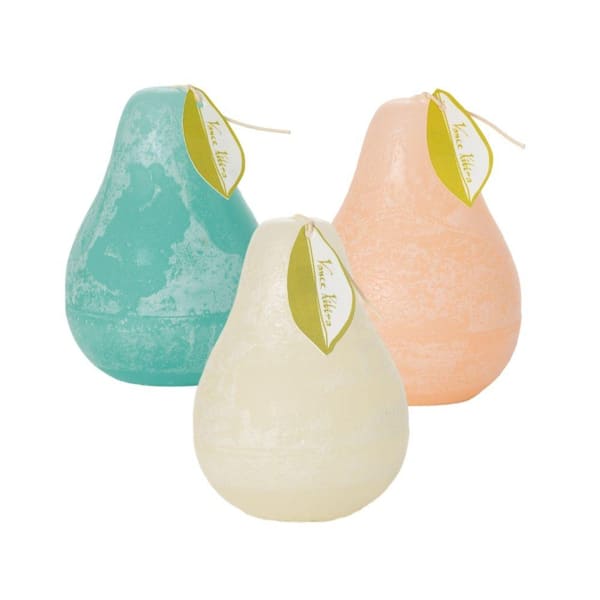 Vance Kitira 4.5" Sandy Beach Timber Pear Candles (Set of 3)