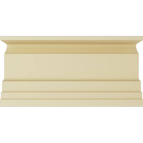 Ekena Millwork Traditional Massive Smooth 8.375 in. D x 8.375 in. W x 94.5 in. L Polyurethane Crown Moulding