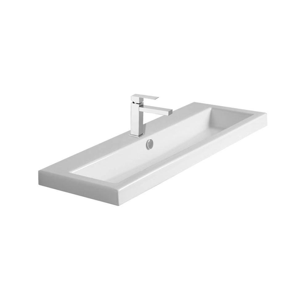 Nameeks Serie 40 Drop In Ceramic Bathroom Sink Tecla 4004011a One Hole The Home Depot Nameeks Serie 40 Drop In Ceramic Bathroom Sink Tecla 4004011a One Hole The Home Depot