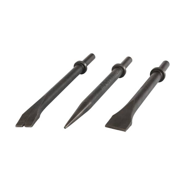 Husky Pro Chisel Set for Air Tools (3-Piece) HKATA081012 The Home Depot