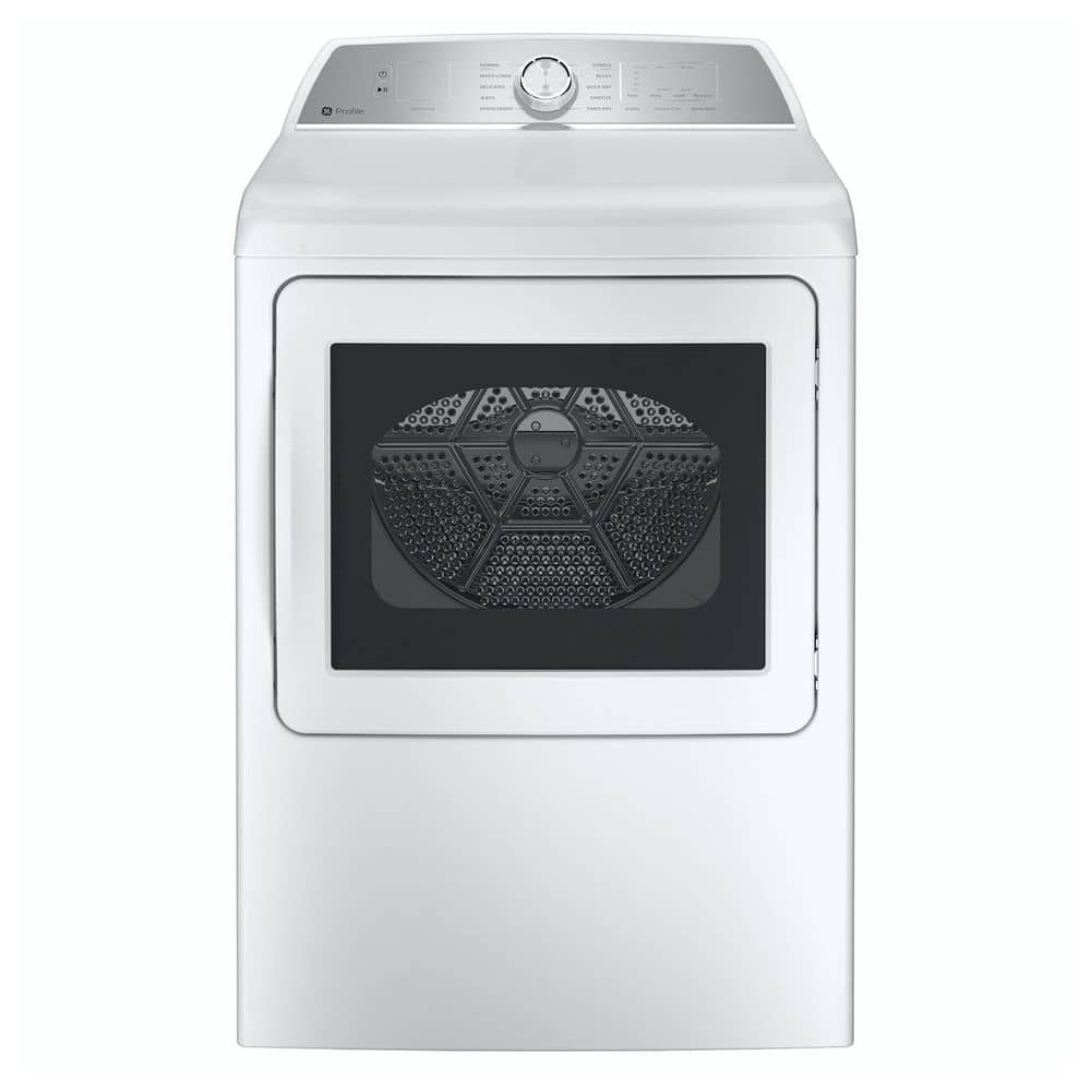 Profile 7.4 cu.ft. Smart Gas Dryer in White with Sanitize Cycle and Sensor Dry, ENERGY STAR price history on PriceWatchPro
