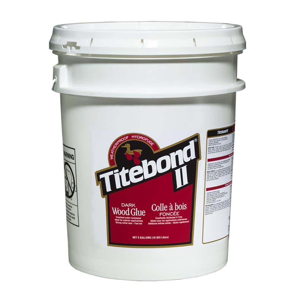Titebond II 5Gal. Dark Wood Glue 3707 The Home Depot
