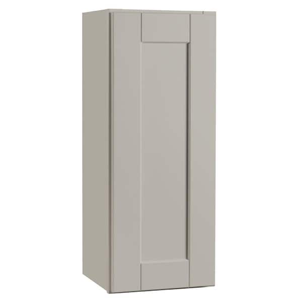 Hampton Bay Shaker Assembled 12x30x12 in. Wall Kitchen Cabinet in Dove Gray