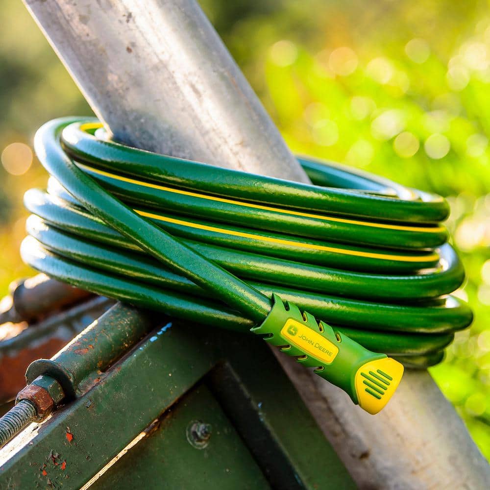 Green 50 ft Heavy-Duty Kink-Free Garden Hose