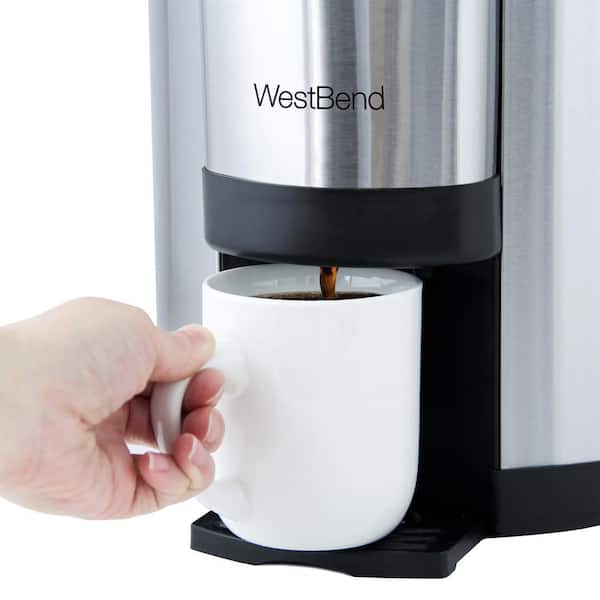 West Bend Large Capacity Stainless Steel 42-Cup Coffee Maker 57042 - The  Home Depot