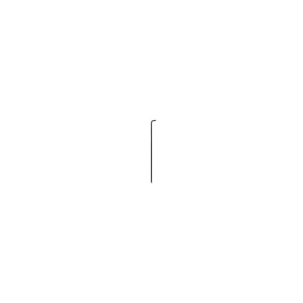 TEKTON 0.050 in. Short Arm Ball End Hex L-Key