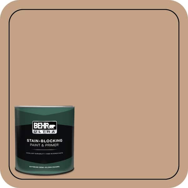 BEHR ULTRA 1 qt. #S240-4 Pacific Bluffs Semi-Gloss Enamel Exterior Paint & Primer