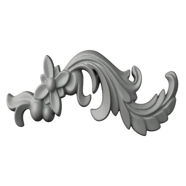 Ekena Millwork 1.00 in. x 8.125 in. x 4 in. Polyurethane Applique and Onlay Moulding