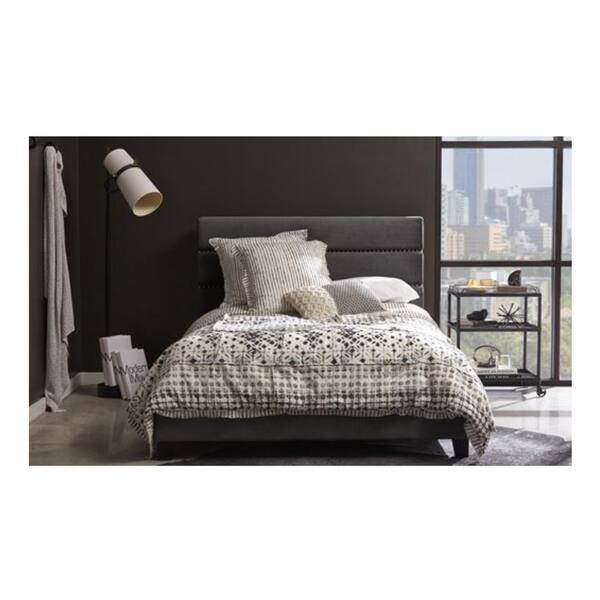 Pulaski Furniture All-in-One Rave Thunder Queen Upholstered Bed