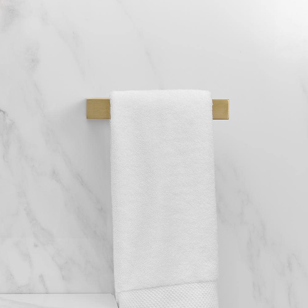 Brushed Gold Stainless Steel Wall Mounted Towel Rack Set