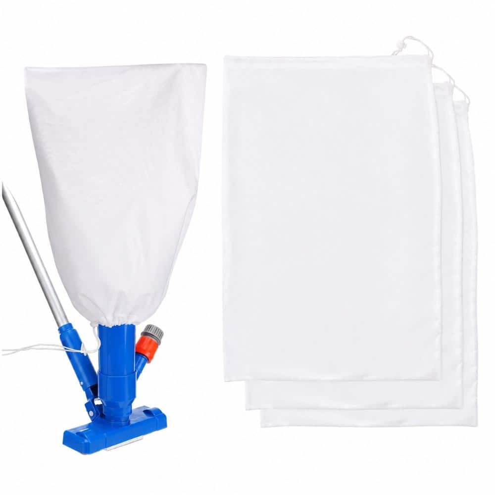 4-Pack 16 in. x 24 in. High-Density Fine Mesh Pool Leaf Vacuum Replacement Bags with Pull Lock price history on PriceWatchPro