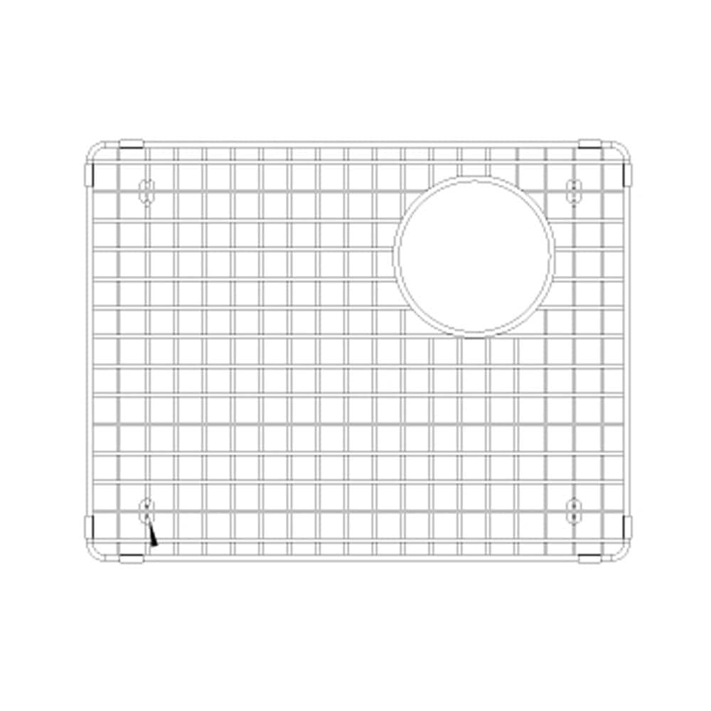 Precis Stainless Steel Sink Grid with Protective Bumpers