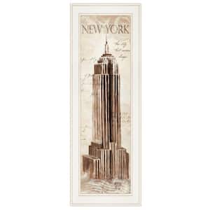 New York Panel by Unknown 1 Piece Framed Graphic Print Country Art Print 23 in. x 8 in. .