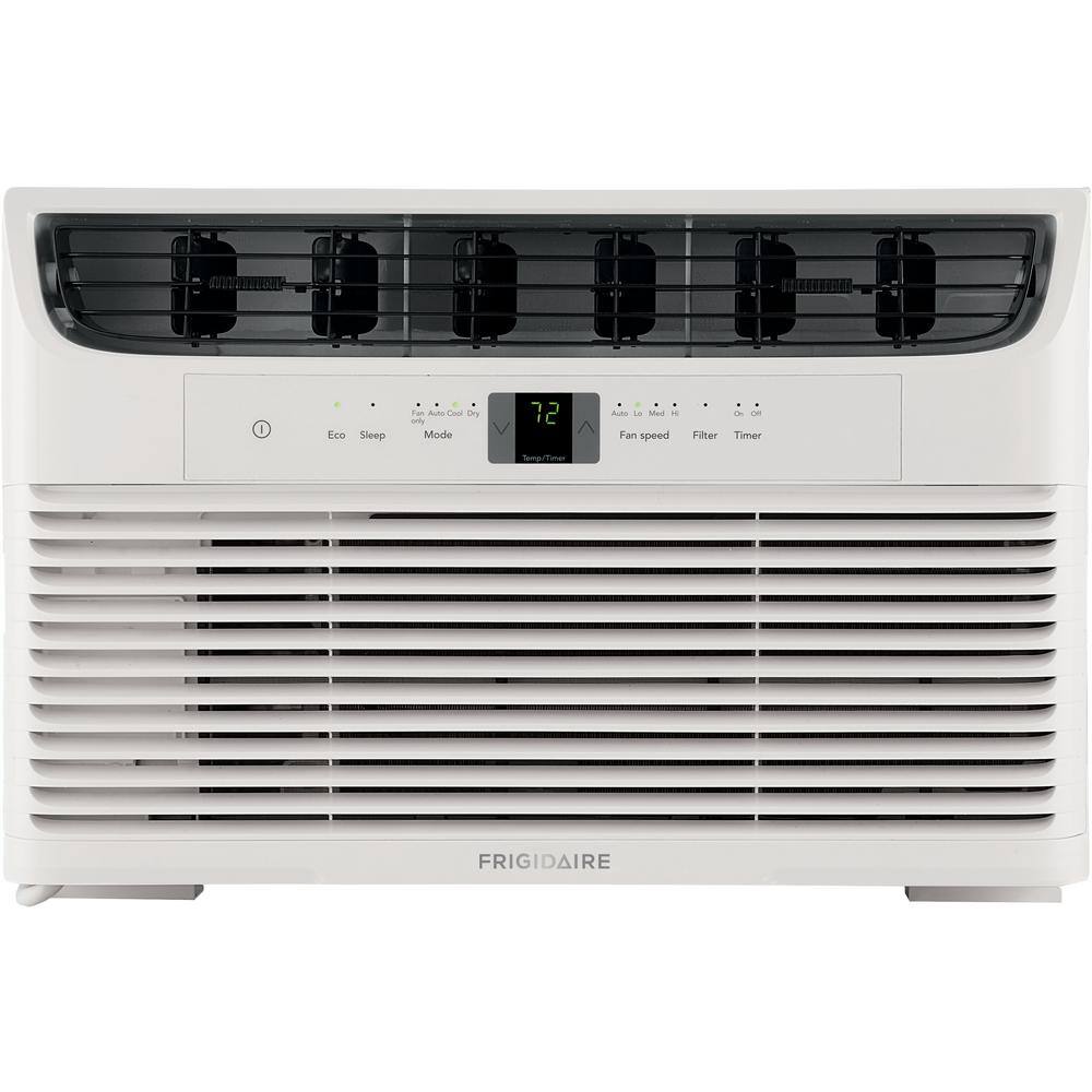 Frigidaire 6 000 Btu Window Mounted Room Air Conditioner With Remote Control In White Ffra062wa1 The Home Depot