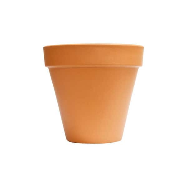 Indoor Terra Cotta Ceramic Planter (8 in. L x 8.31 in. W x 7.64 in. H)