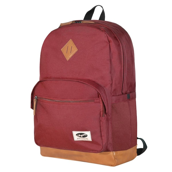 Olympia USA Element 18 in. Maroon Backpack