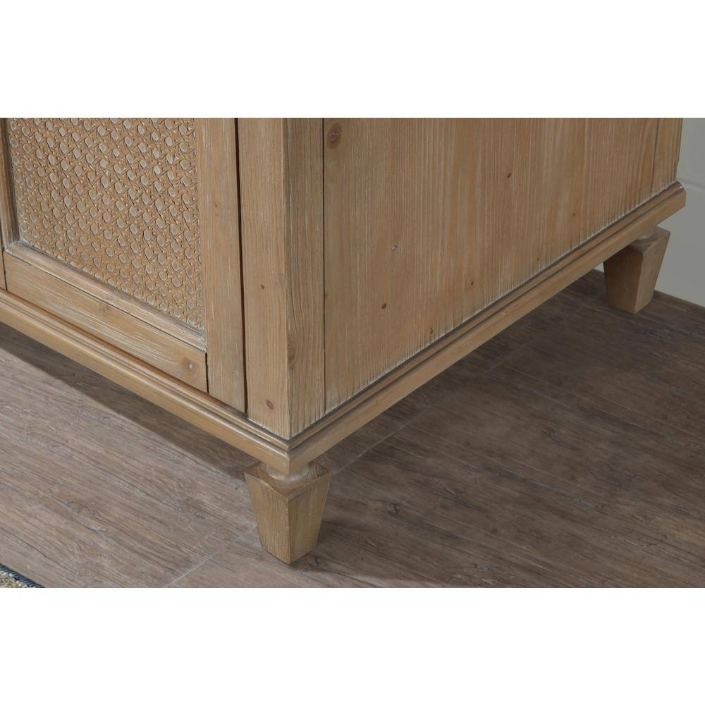 Annie 30" Weathered Fir Bathroom Vanity with Marble Top