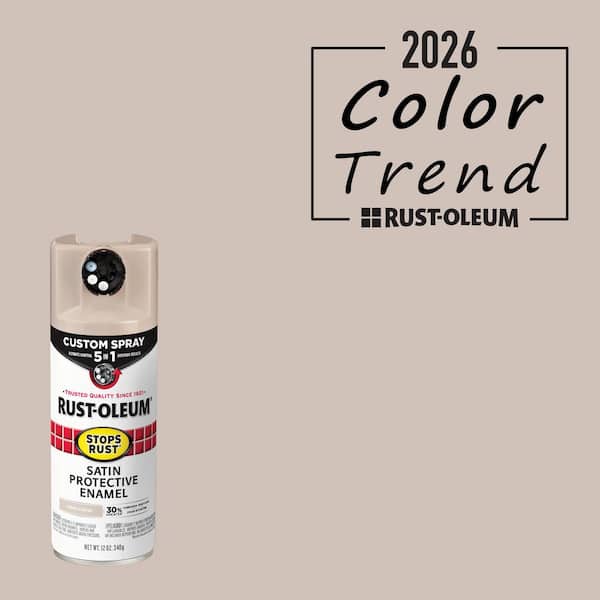 salsation トップ RUST Lサイズ Rust-Oleum Stops Rust 12 oz. Custom Spray 5-in-1 Satin French