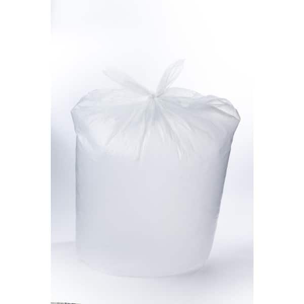 Lavex 55-60 Gallon 14 Micron 38 x 60 High Density Janitorial Can Liner /  Trash Bag - 200/Case