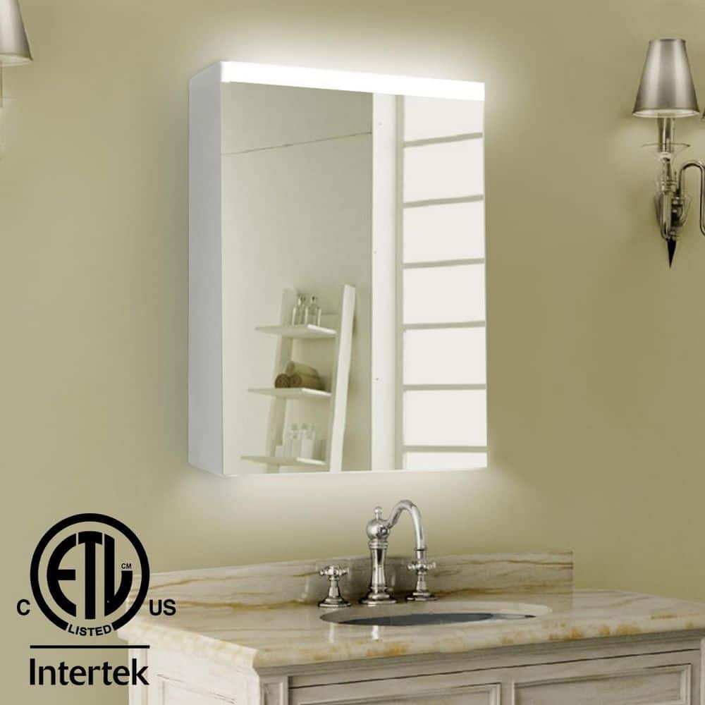 ExBrite DUAMC 24 in. W x 30 in. H Small Rectangular Silver Aluminum