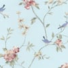 Norwall Floral Bird Sidewall Vinyl Roll Wallpaper (Covers 56 sq. ft ...