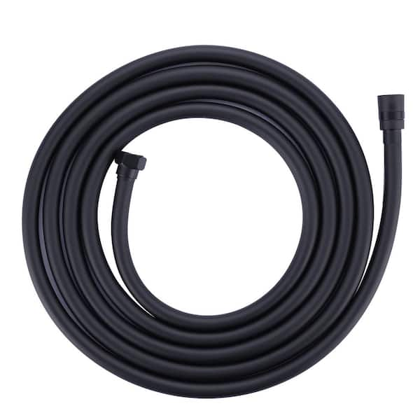 PVC 140 in. Shower Head Hose in Matte Black