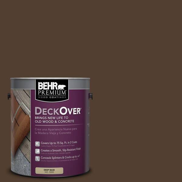 BEHR Premium DeckOver 1 gal. #SC-111 Wood Chip Solid Color Exterior Wood and Concrete Coating