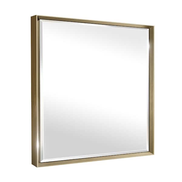 KeonJinn 40 in. W. x 32 in. H Rectangular Aluminum Framed