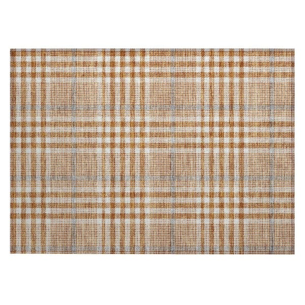 Addison Rugs Chantille Machine Washable Indoor/Outdoor Abstract ACN1054 Paprika 1 ft. 8 in. x 2 ft. 6 in. Area Rug