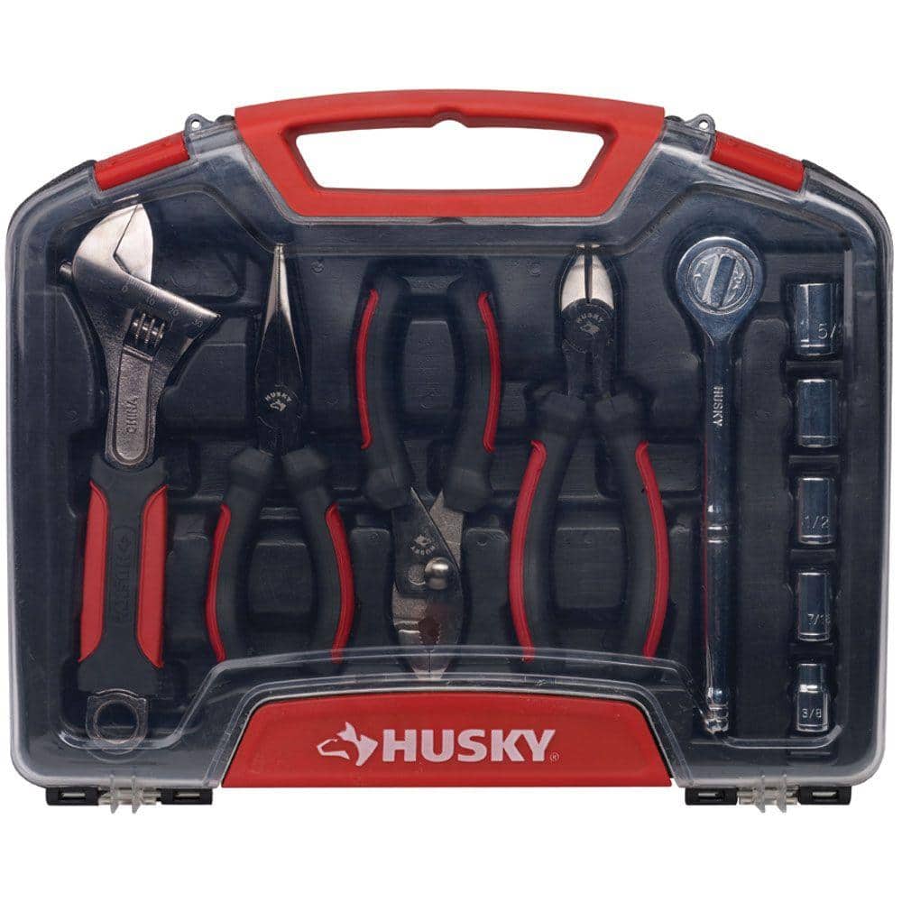 Husky 11-Piece Multi-Purpose Wrench and Pliers Set HKY006 - The