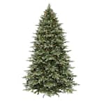 Pre-Lit 7.5 ft. Colorado Blue Spruce Artificial Christmas Tree, Blue/Green