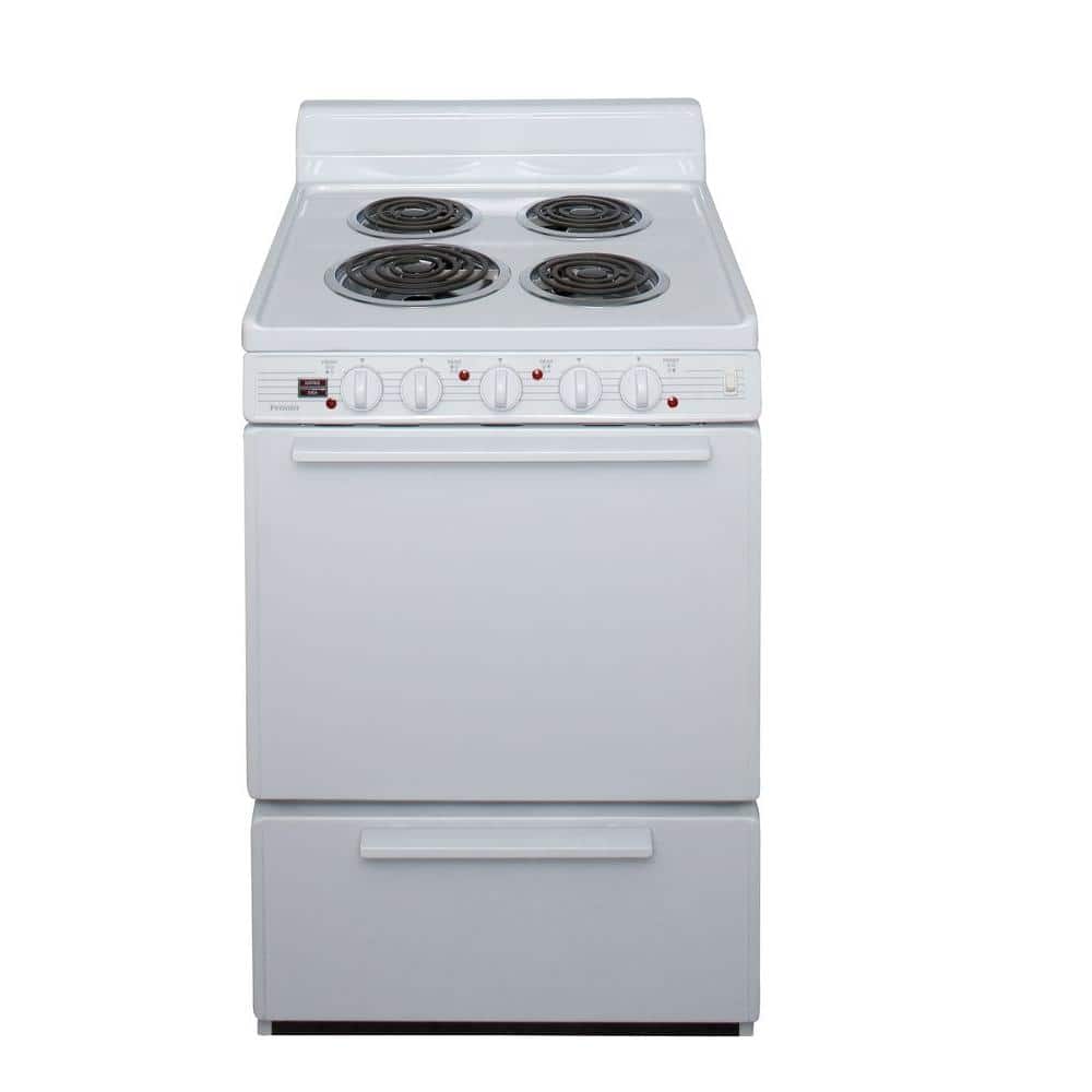24 in. 2.97 cu. ft. Electric Range in White