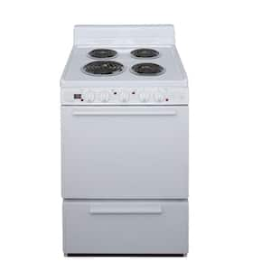 24 in. 2.97 cu. ft. Electric Range in White