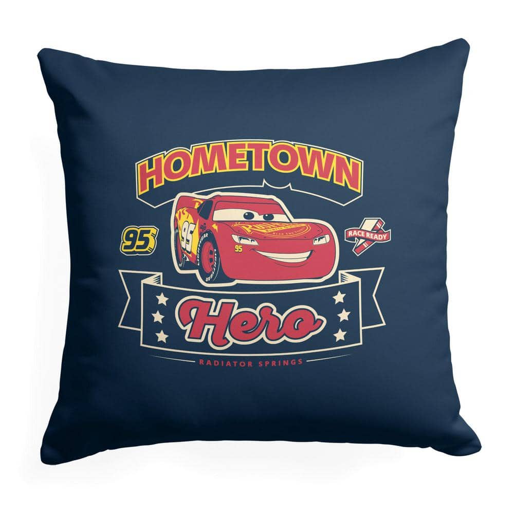 UPC 190604855455 product image for Cars Hometown Hero 18 in. x 18 in. Printed Multi-Color Throw Pillow | upcitemdb.com