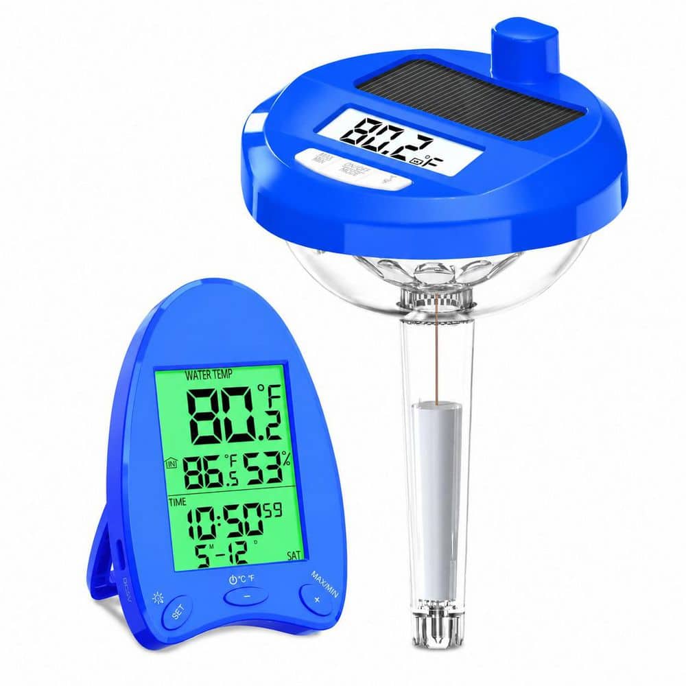 Digital Dual Backlit Display Pool Thermometer Floating Weather Station with 650ft Transmission Range price history on PriceWatchPro