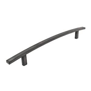 Padova Collection 7 9/16 in. (192 mm) Antique Nickel Transitional Rectangular Cabinet Bar Pull