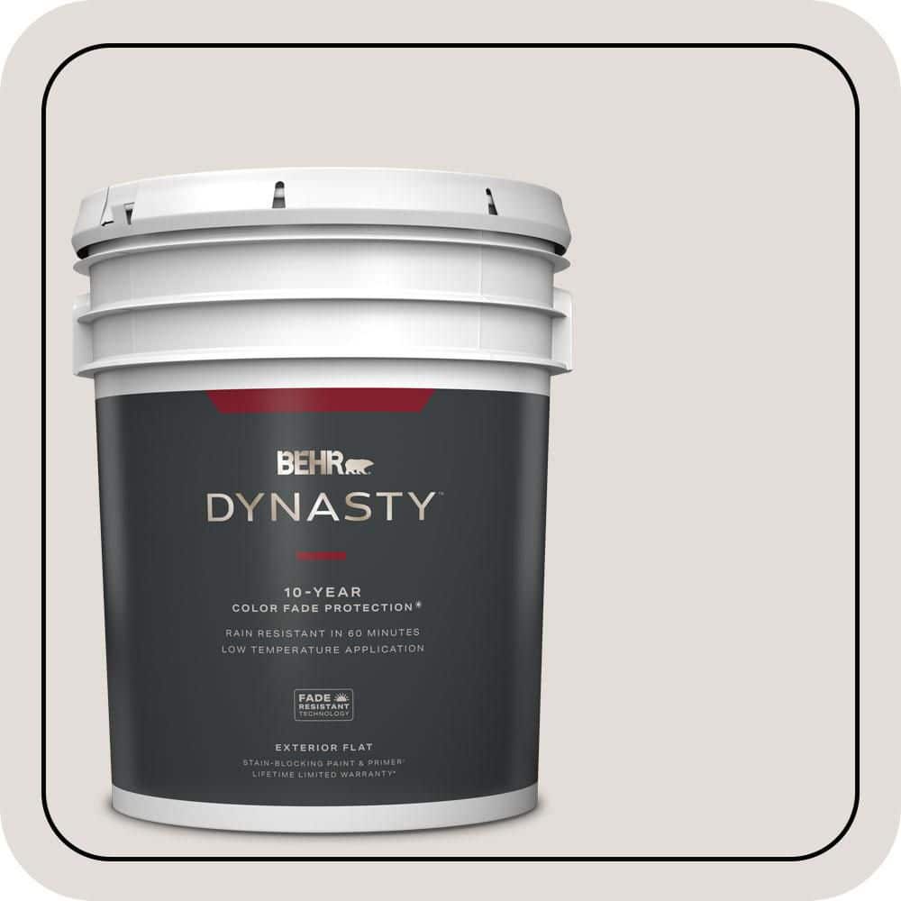 5 gal. #MQ3-33 Creme De La Creme Flat Exterior Stain-Blocking Paint & Primer price history on PriceWatchPro