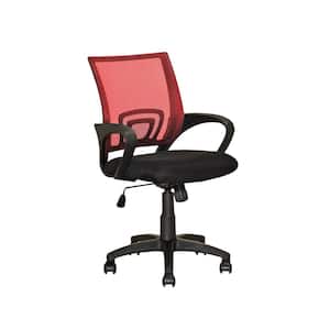 Workspace Black and Red Mesh Back Office Chair