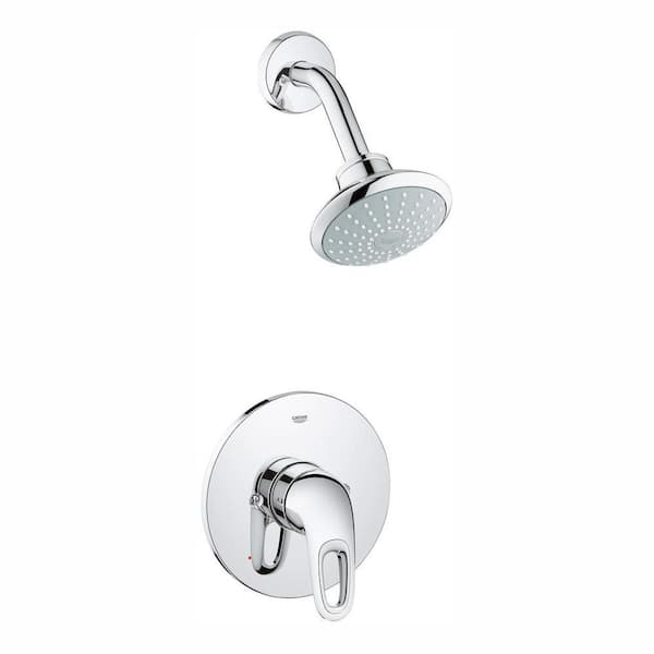 GROHE Eurostyle 1-Handle Pressure Balance Valve Only Trim Kit in StarLight Chrome (Valve Sold Separately)