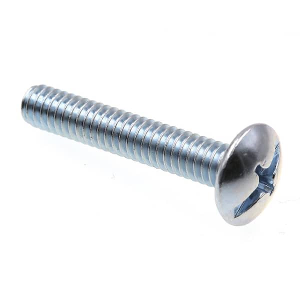Prime-Line 1/4 in.-20 x 1-1/2 in. Zinc Plated Steel Phillips/Slotted Combination Drive Truss Head Machine Screws (100-Pack)