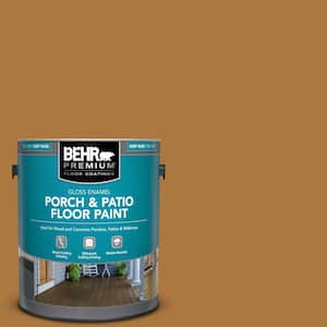 1 gal. #M250-7 Blonde Wood Gloss Enamel Interior/Exterior Porch and Patio Floor Paint