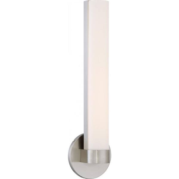 SATCOSatco 6 in. 1Light Brushed Nickel LED Vanity Light 62/733 The