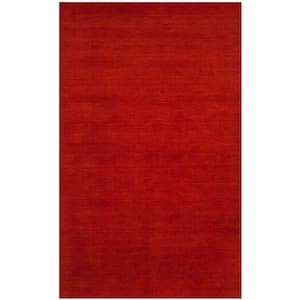 Himalaya Red 5 ft. x 8 ft. Solid Area Rug